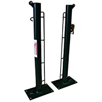 Softee Equipment 0012323 Juego Postes Fijos- Blanco- S
